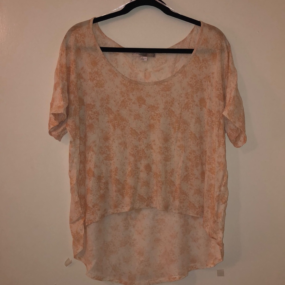 Floral High-Low Blouse 🌸